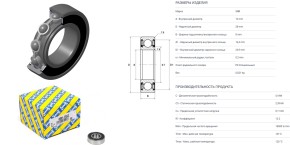 Подшипник шариковый SNR 12х28х8 OE: 6001.EEC3 (6001.2RSC3/70-180101)