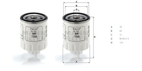 Фильтрующий элемент грубой очистки Mann PL 50/1 OE: 6640359105